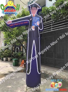 rối nam Anh Văn du học mặt trước